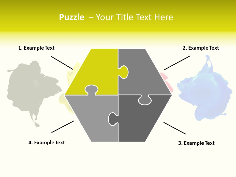 Print Shop Black Creativity PowerPoint Template