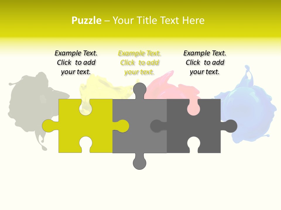 Print Shop Black Creativity PowerPoint Template