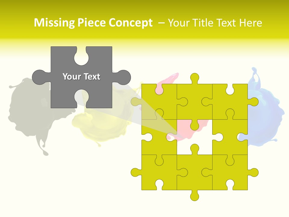 Print Shop Black Creativity PowerPoint Template