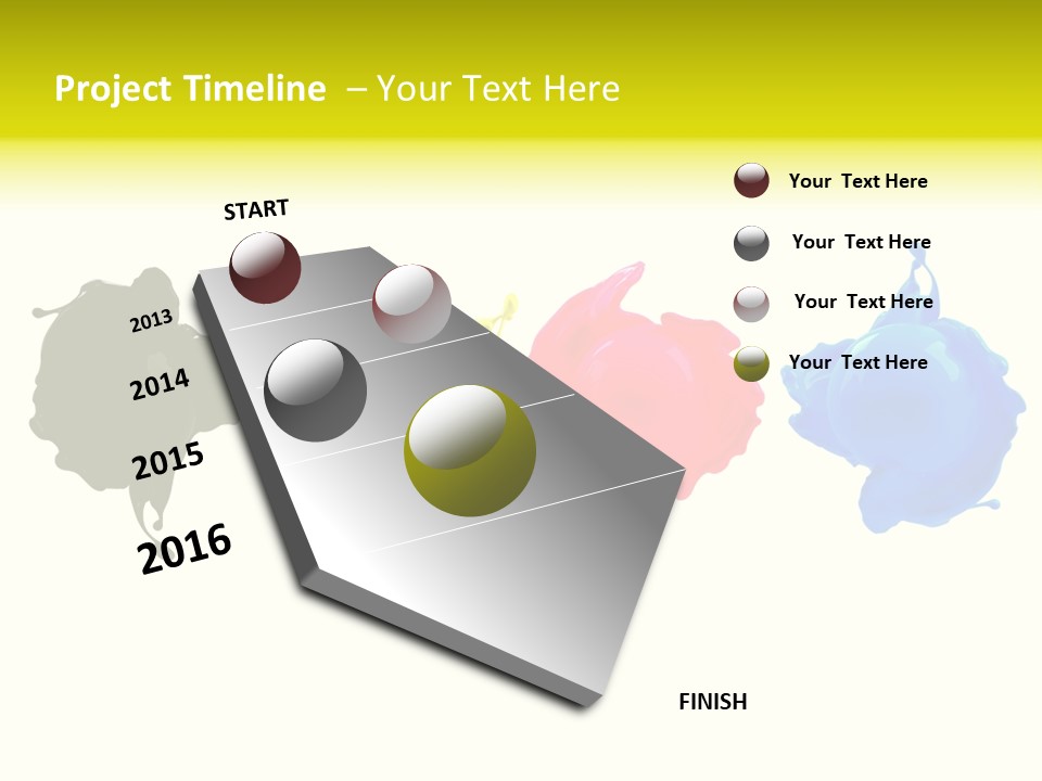 Print Shop Black Creativity PowerPoint Template