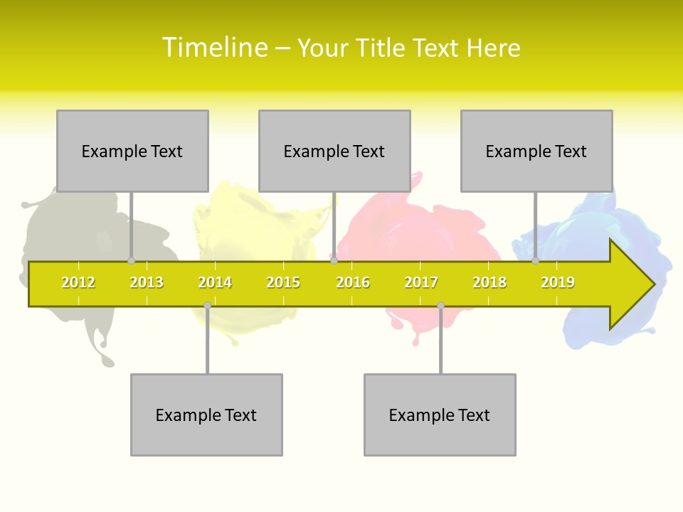 Print Shop Black Creativity PowerPoint Template