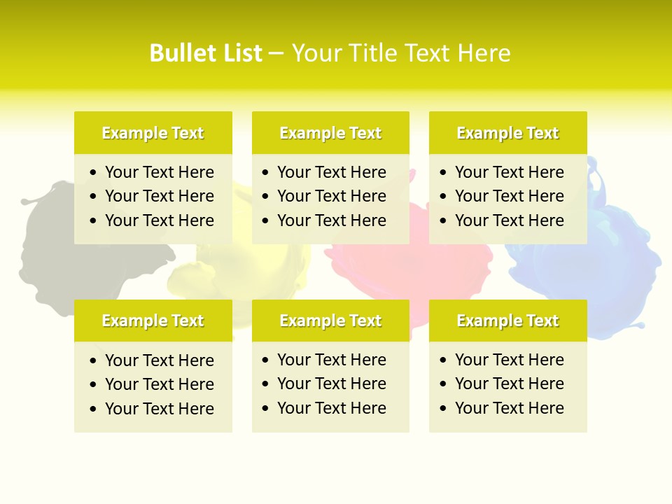 Print Shop Black Creativity PowerPoint Template