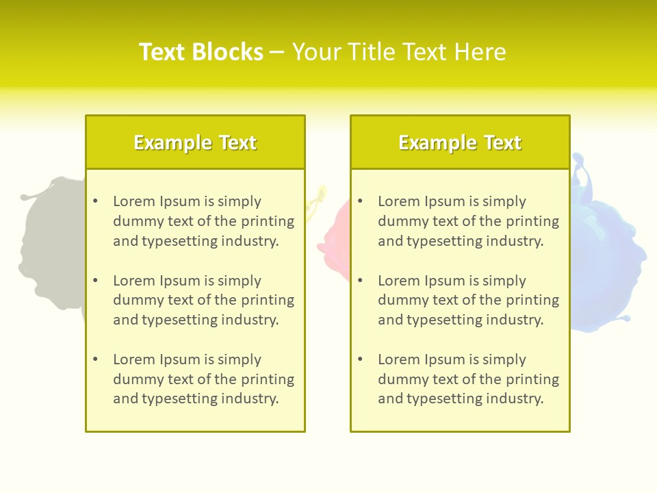 Print Shop Black Creativity PowerPoint Template