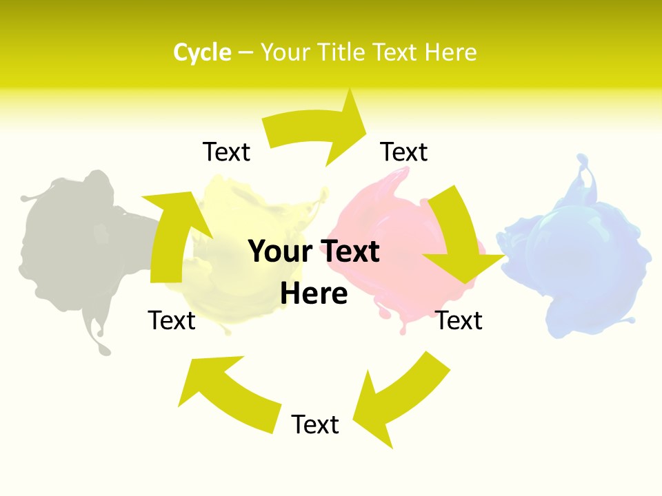 Print Shop Black Creativity PowerPoint Template