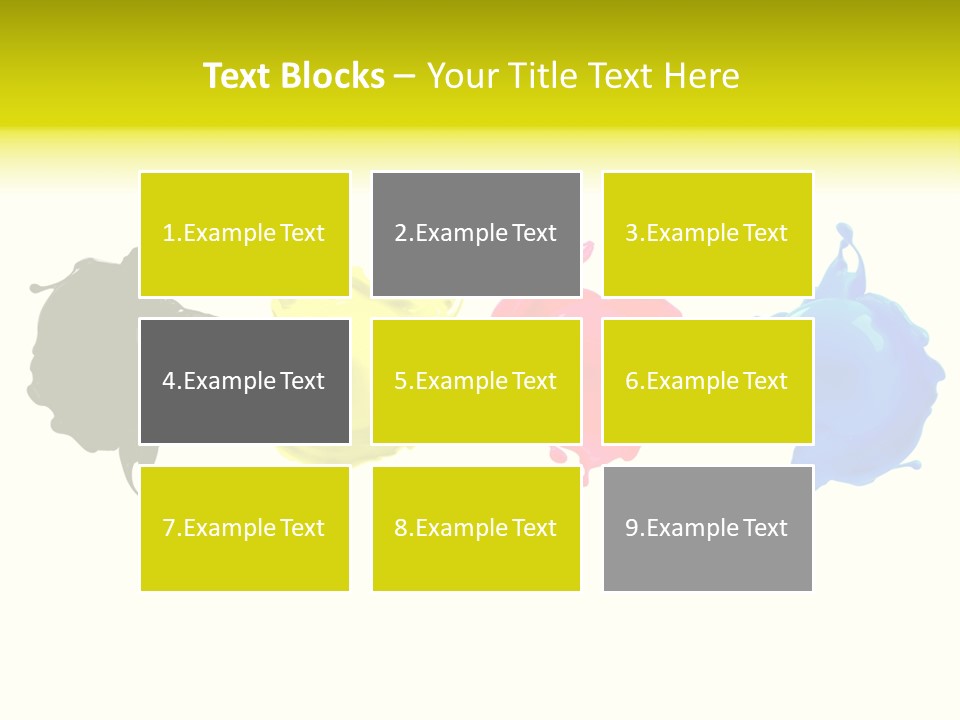 Print Shop Black Creativity PowerPoint Template