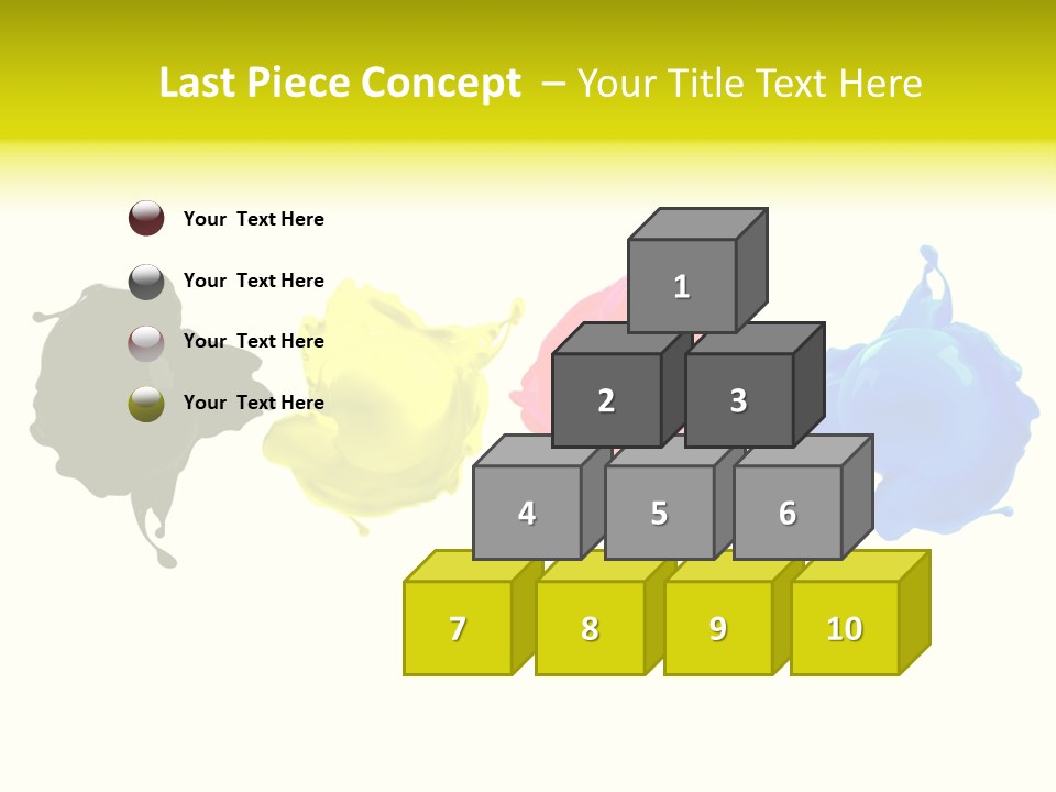 Print Shop Black Creativity PowerPoint Template