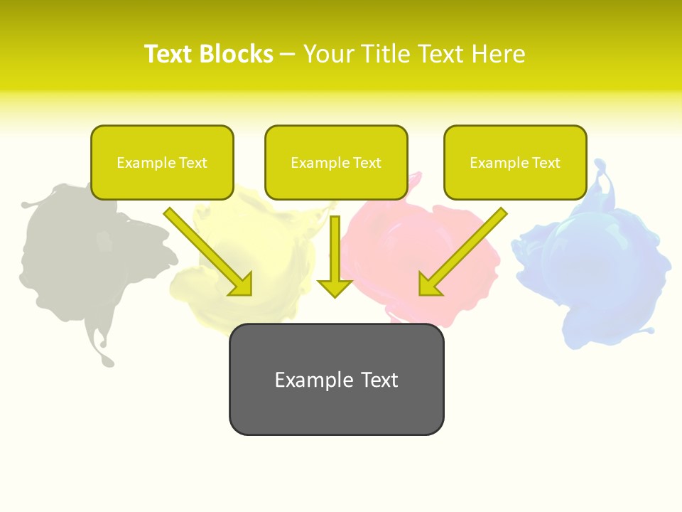 Print Shop Black Creativity PowerPoint Template