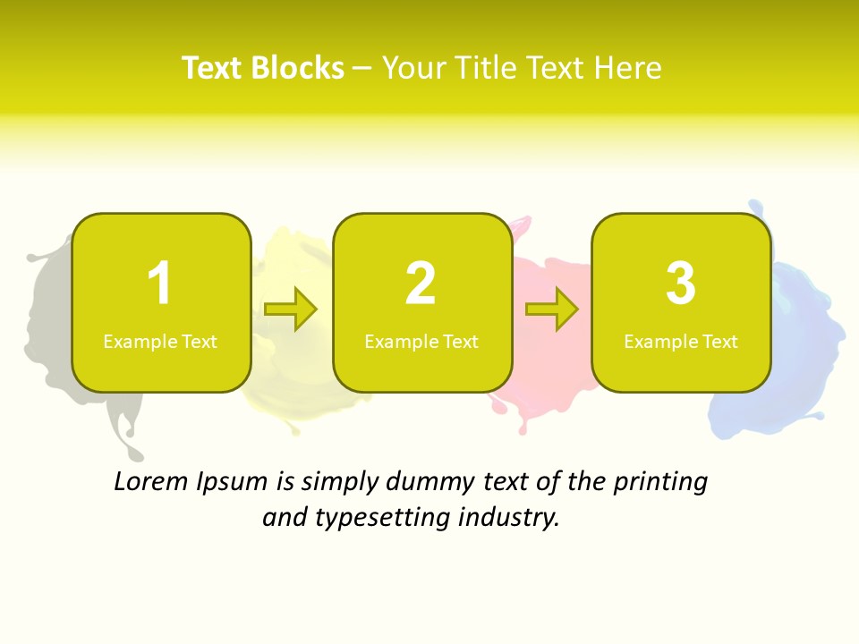 Print Shop Black Creativity PowerPoint Template