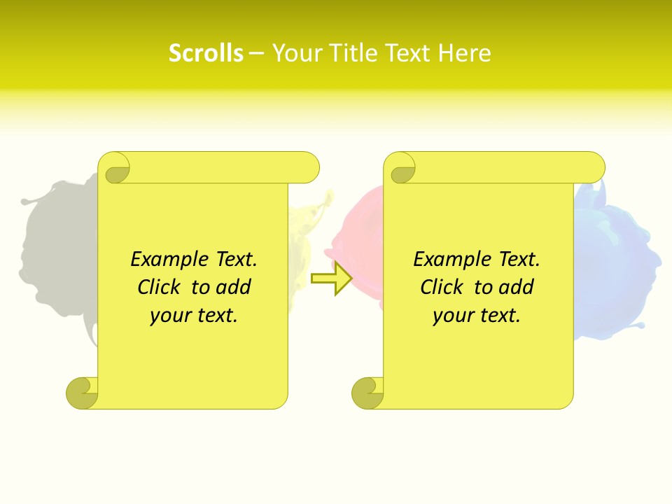 Print Shop Black Creativity PowerPoint Template