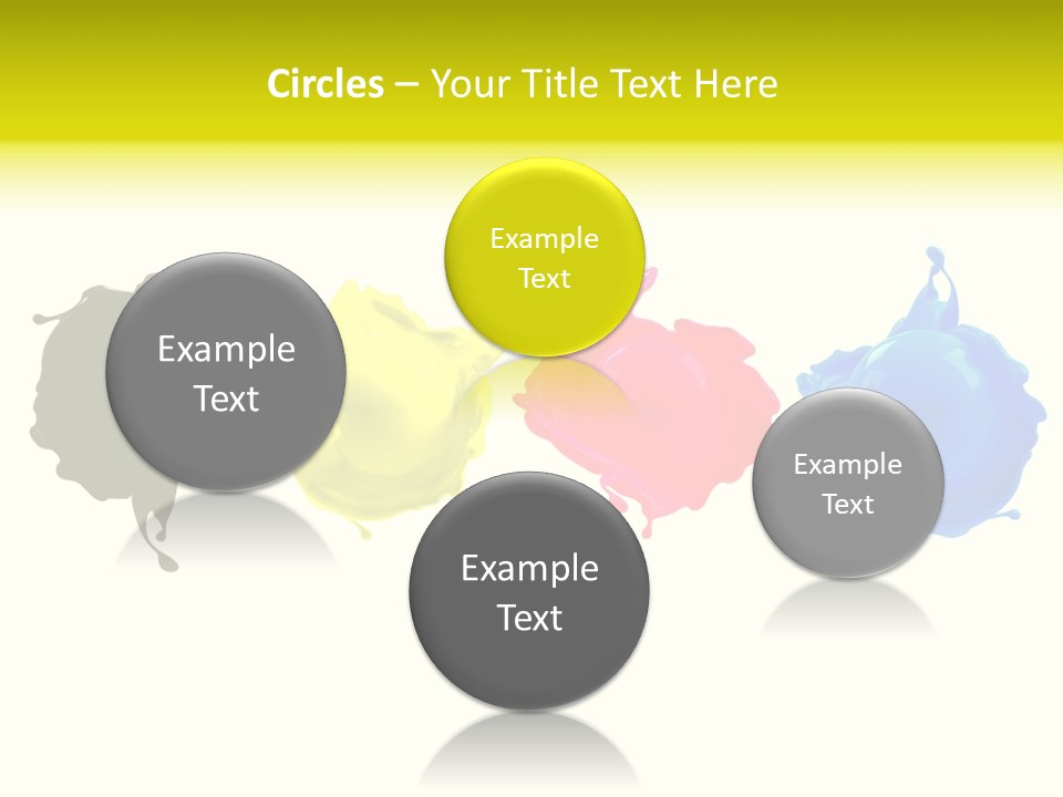 Print Shop Black Creativity PowerPoint Template