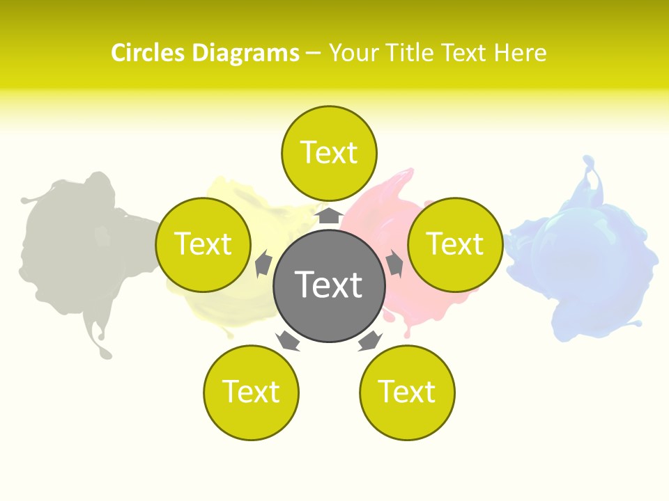 Print Shop Black Creativity PowerPoint Template