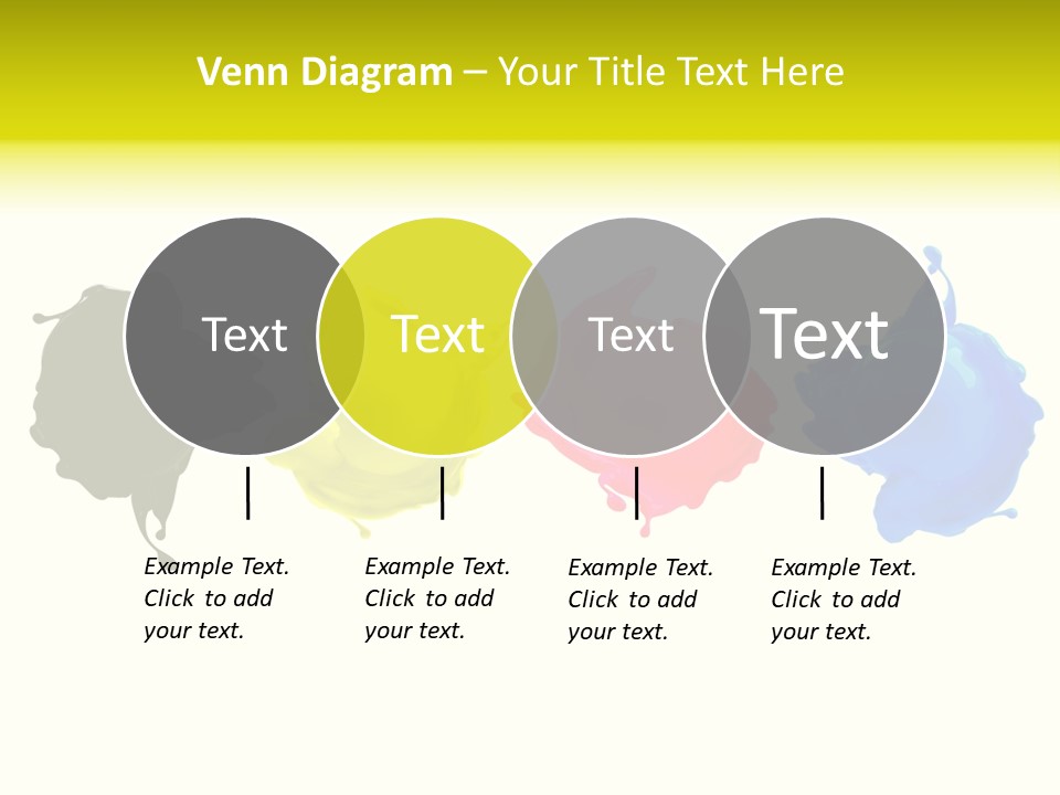 Print Shop Black Creativity PowerPoint Template