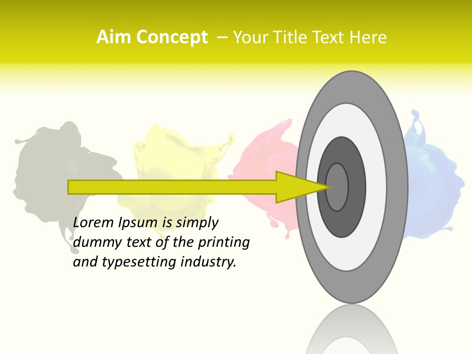 Print Shop Black Creativity PowerPoint Template