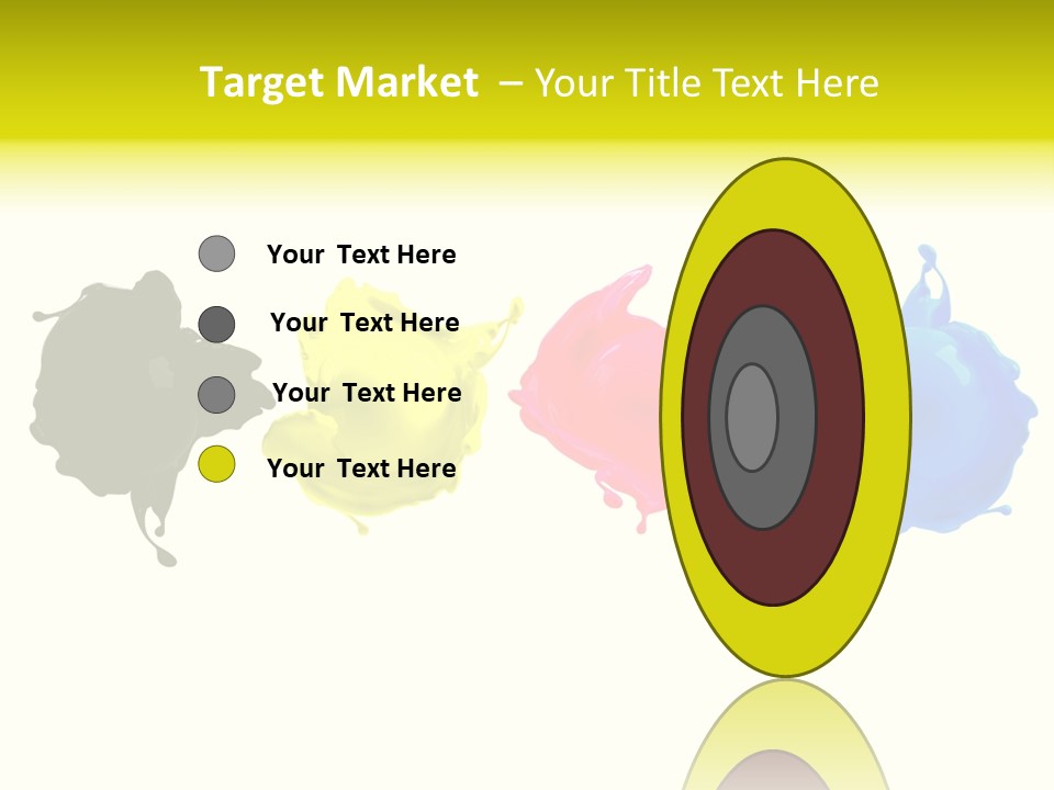 Print Shop Black Creativity PowerPoint Template