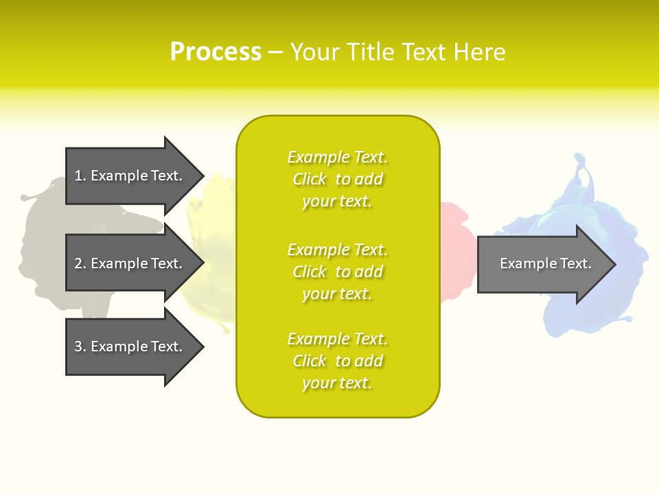 Print Shop Black Creativity PowerPoint Template