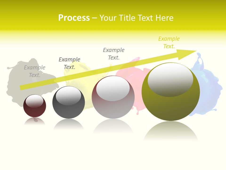 Print Shop Black Creativity PowerPoint Template