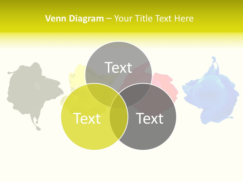 Print Shop Black Creativity PowerPoint Template