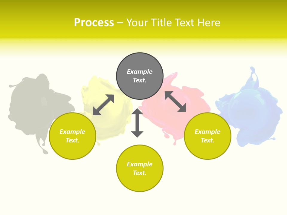 Print Shop Black Creativity PowerPoint Template