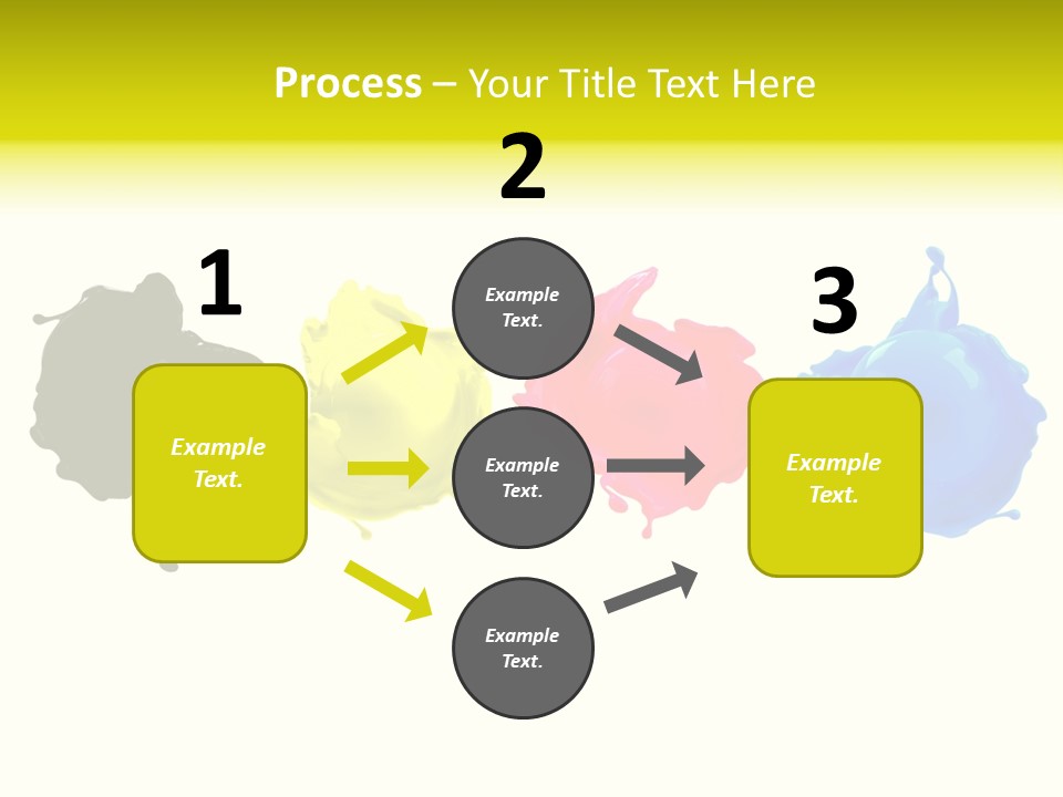 Print Shop Black Creativity PowerPoint Template