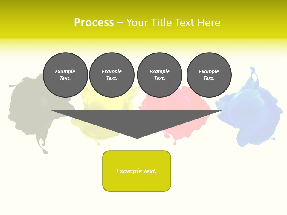 Print Shop Black Creativity PowerPoint Template