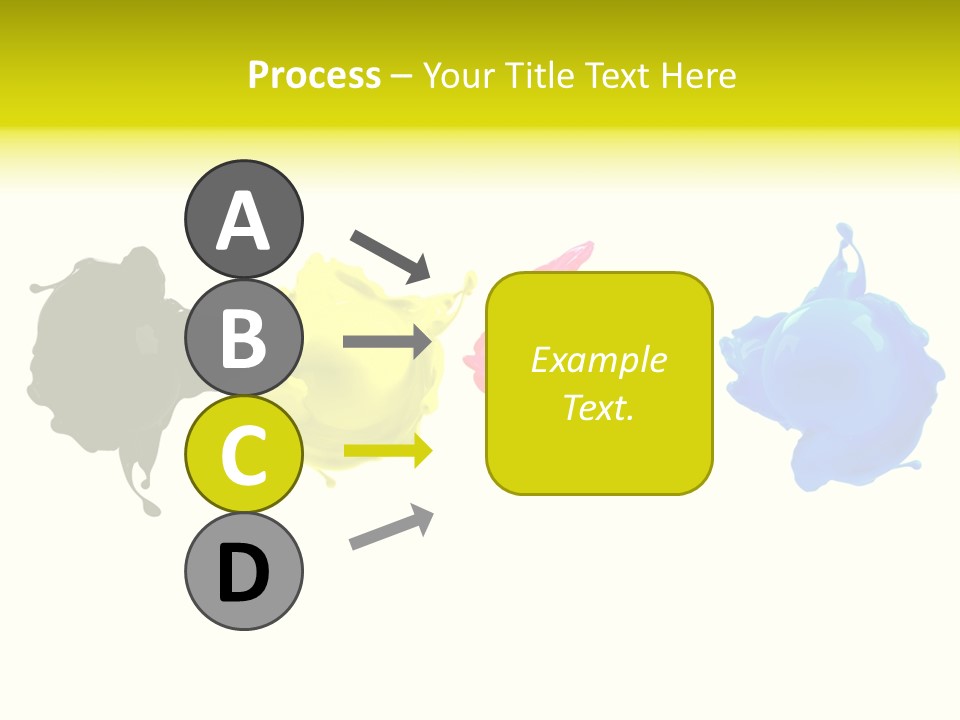 Print Shop Black Creativity PowerPoint Template