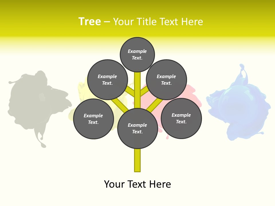 Print Shop Black Creativity PowerPoint Template