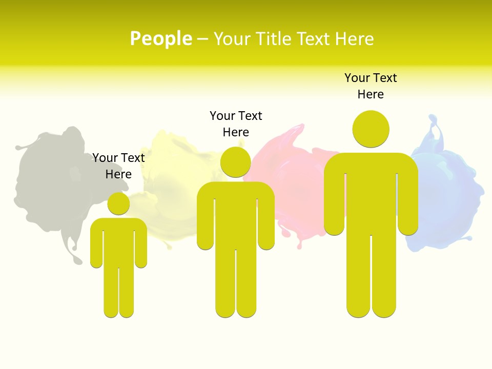 Print Shop Black Creativity PowerPoint Template