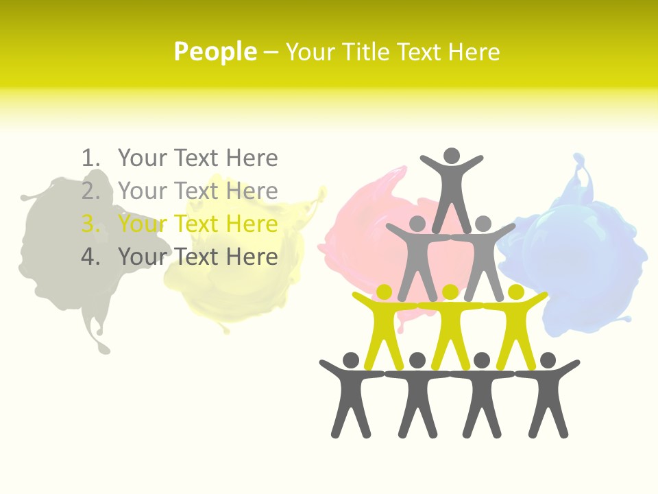 Print Shop Black Creativity PowerPoint Template