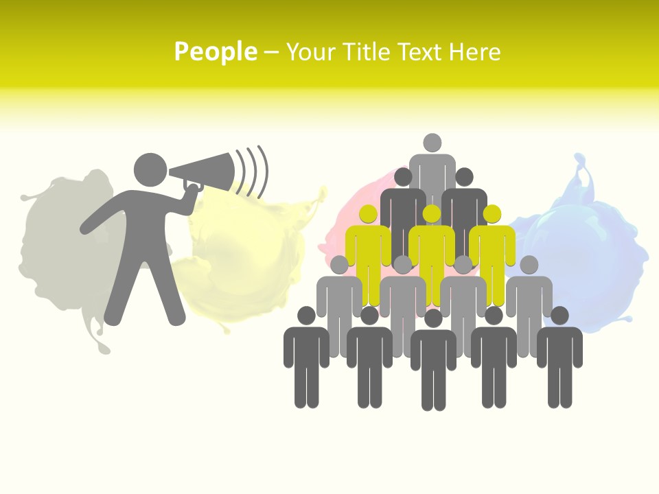 Print Shop Black Creativity PowerPoint Template