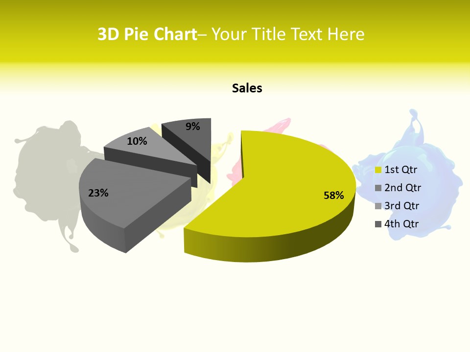 Print Shop Black Creativity PowerPoint Template