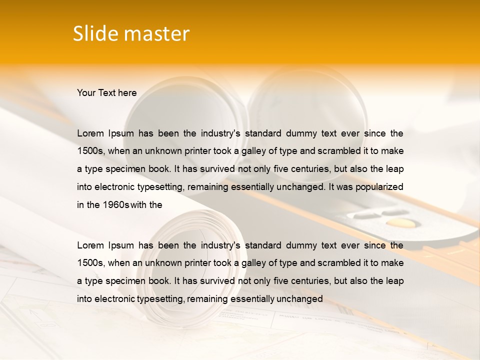 Defence Worker Dwelling PowerPoint Template