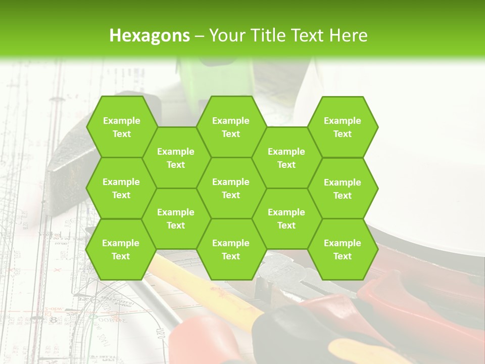 Measuring Tape Measurement Path PowerPoint Template