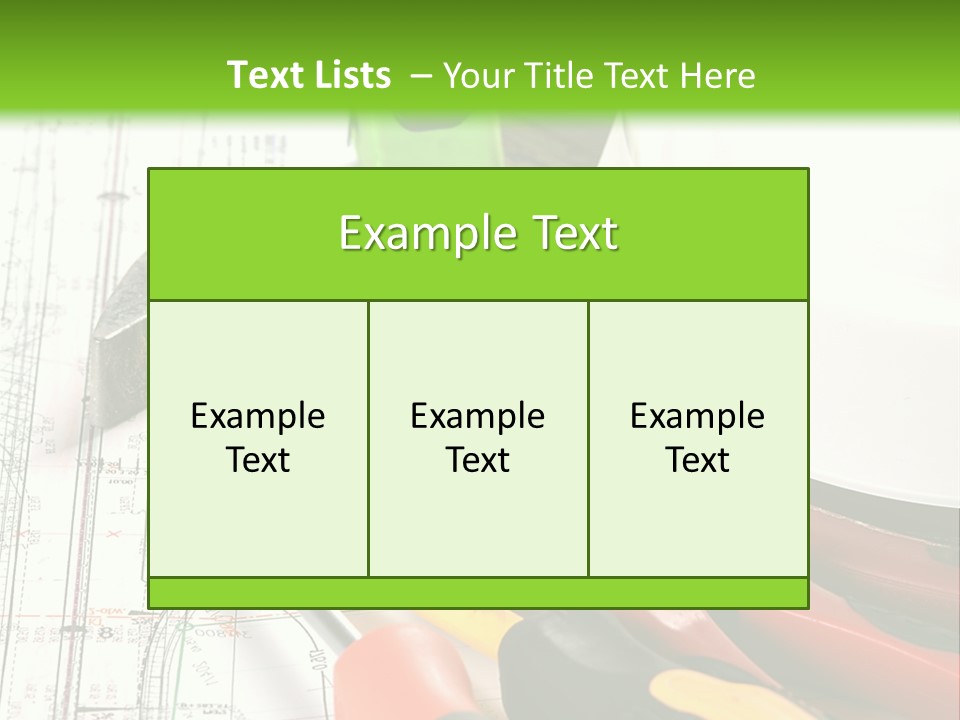 Measuring Tape Measurement Path PowerPoint Template