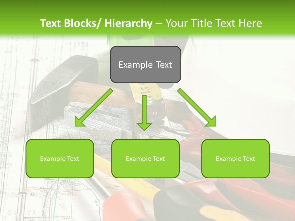 Measuring Tape Measurement Path PowerPoint Template
