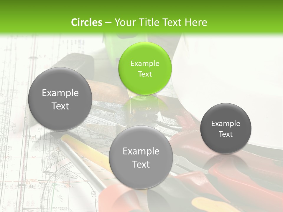 Measuring Tape Measurement Path PowerPoint Template