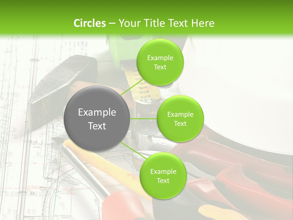 Measuring Tape Measurement Path PowerPoint Template