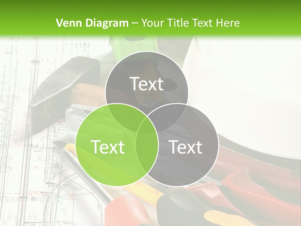 Measuring Tape Measurement Path PowerPoint Template