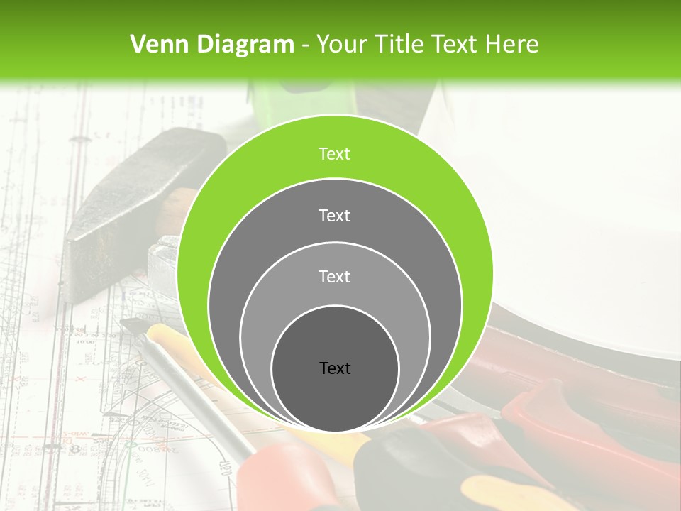 Measuring Tape Measurement Path PowerPoint Template