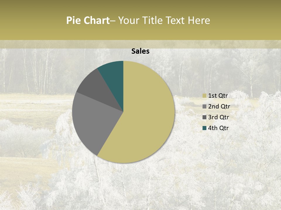 Nature Wintertime Wood PowerPoint Template