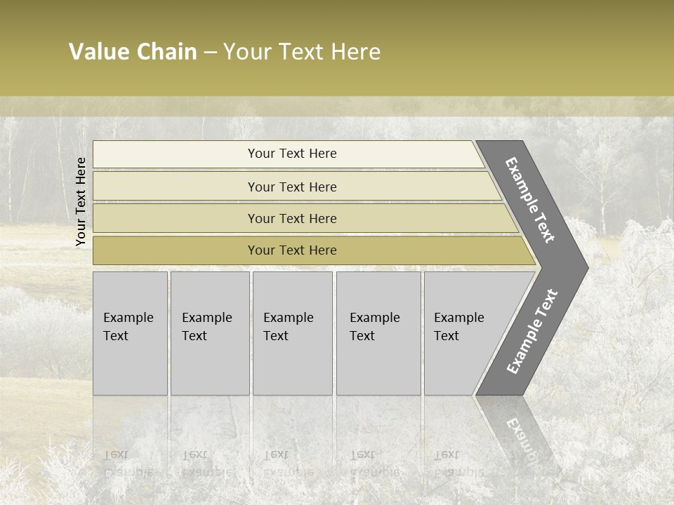 Nature Wintertime Wood PowerPoint Template