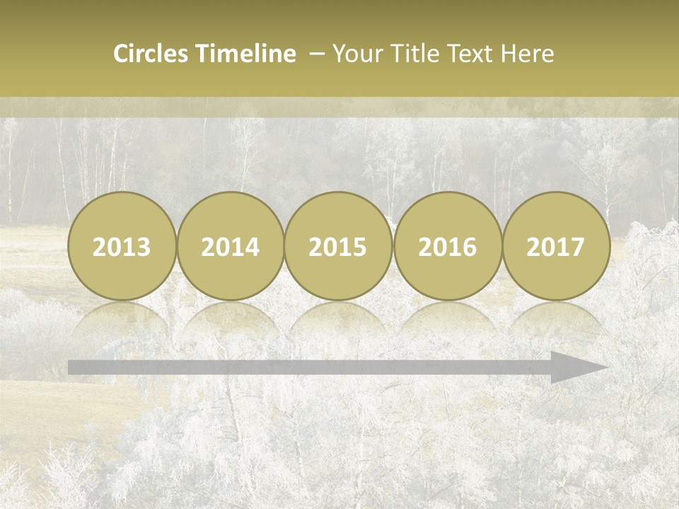 Nature Wintertime Wood PowerPoint Template