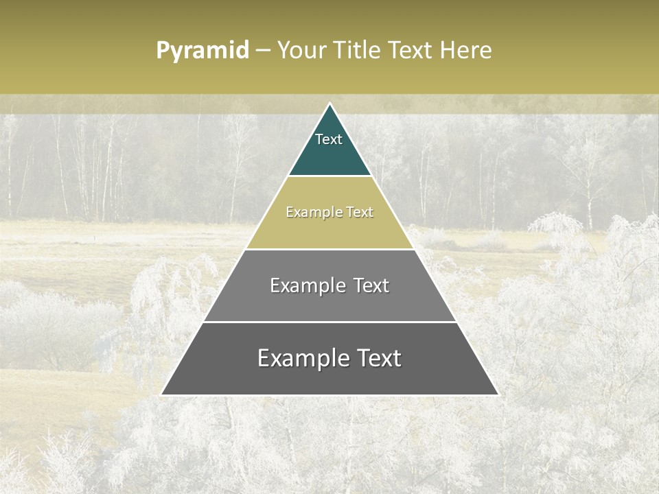 Nature Wintertime Wood PowerPoint Template