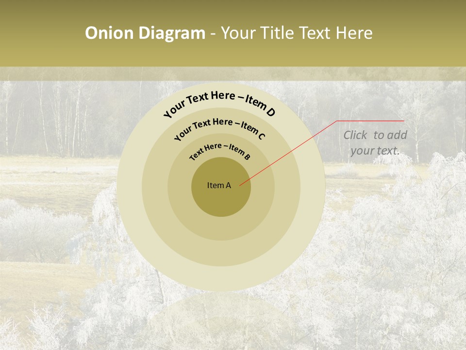 Nature Wintertime Wood PowerPoint Template