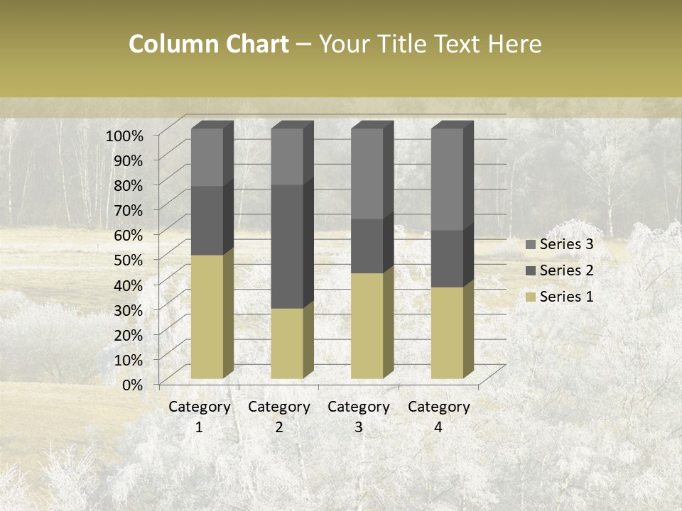 Nature Wintertime Wood PowerPoint Template