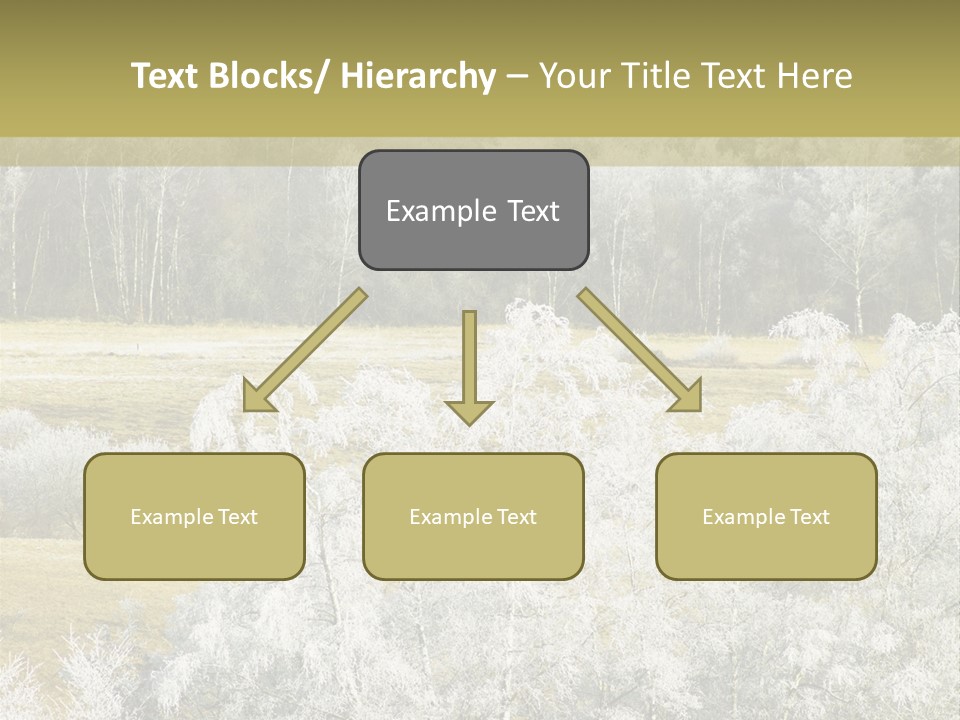 Nature Wintertime Wood PowerPoint Template