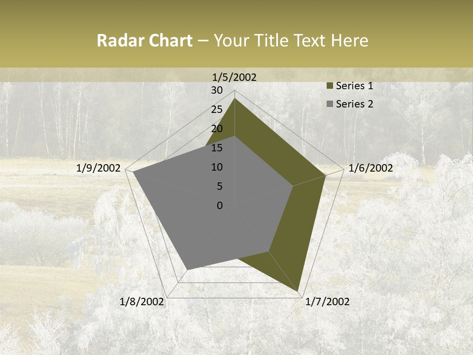 Nature Wintertime Wood PowerPoint Template