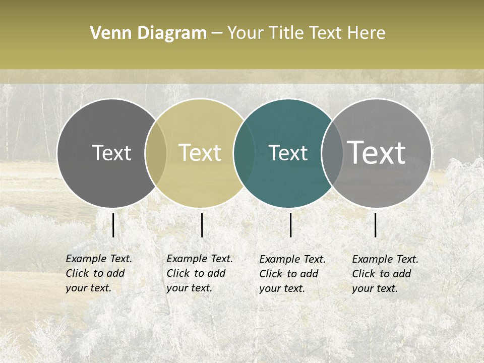 Nature Wintertime Wood PowerPoint Template