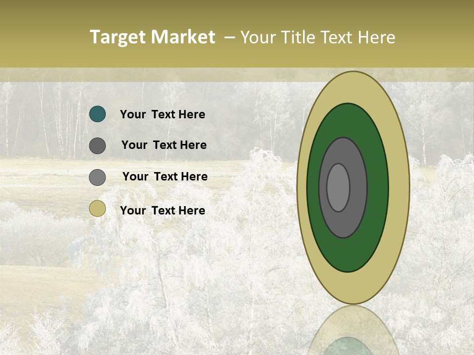 Nature Wintertime Wood PowerPoint Template