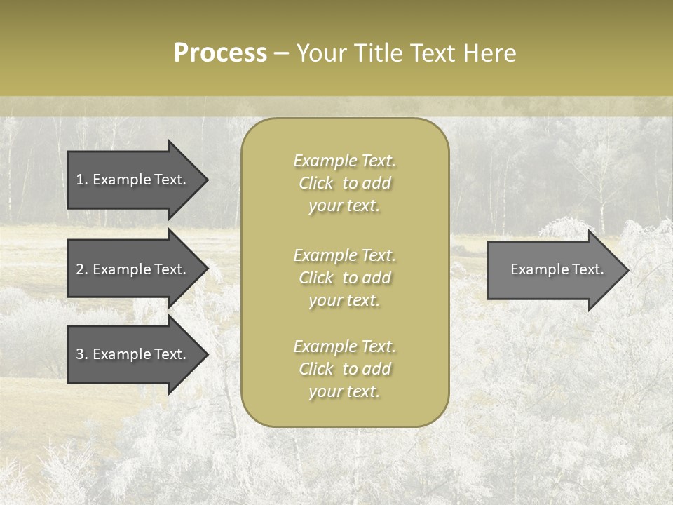 Nature Wintertime Wood PowerPoint Template
