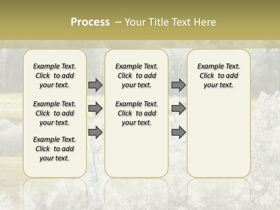 Nature Wintertime Wood PowerPoint Template